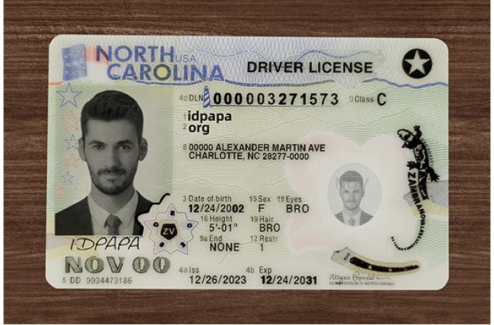 North Carolina ID (2025 Version)