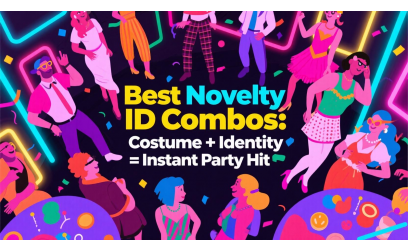 ✓ Best Novelty ID Combos: Costume + Identity = Instant Party Hit