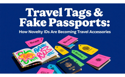 ✓ Travel Tags & Fake Passports: How Novelty IDs Are Becoming Travel Accessories