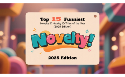 ✓ Top 15 Funniest Novelty ID Titles of the Year (2025 Edition)