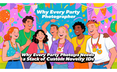 Why Every Party Photographer Needs a Stack of Custom Novelty IDs