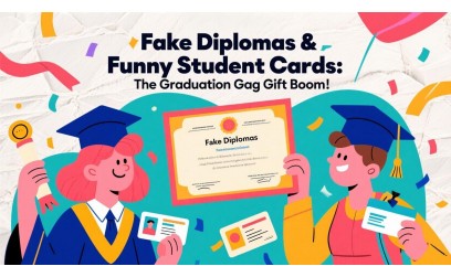 "Fake Diplomas & Funny Student Cards: The Graduation Gag Gift Boom"