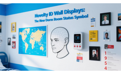 “Novelty ID Wall Displays: The New Dorm Room Status Symbol”