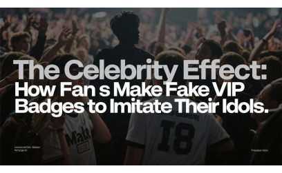The Celebrity Effect: How Fans Make Fake VIP Badges to Imitate Their Idols