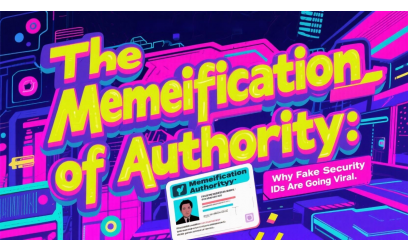 The Memeification of Authority: Why Fake Security IDs Are Going Viral