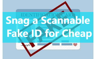 ✓ Snag a Scannable Fake ID for Cheap